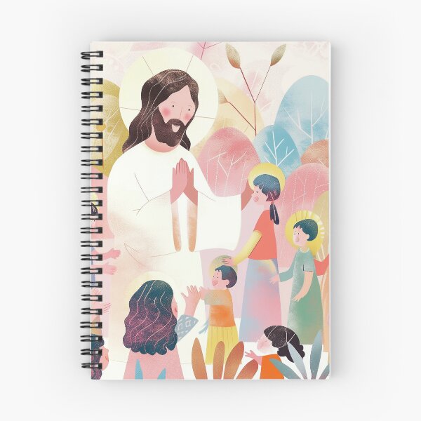 Item preview, Christian Art - Jesus blesses the children  designed and sold by MagicByAmos.
