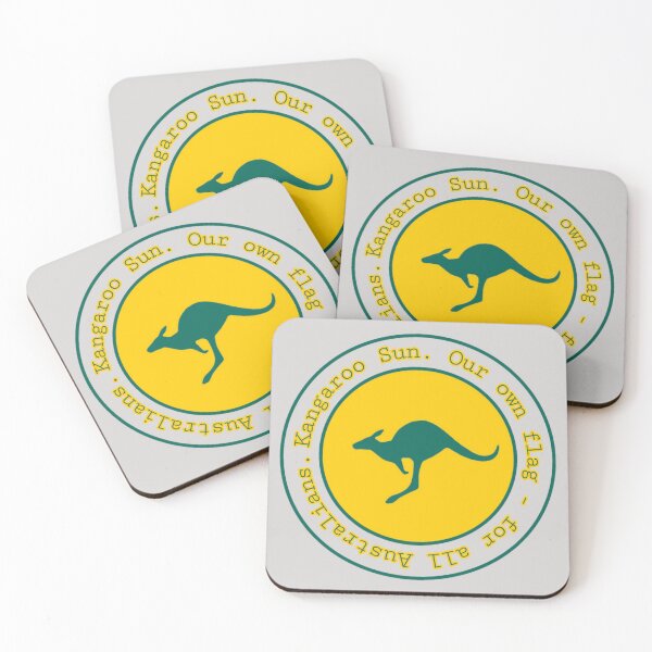Item preview, Kangaroo Sun logo. Our own flag, for all Australians.  designed and sold by Kangaroo Sun.