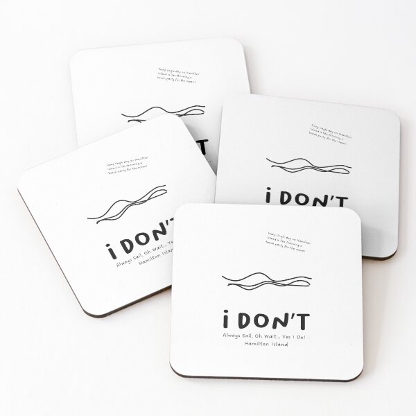 Item preview, I Don’t Always Sail, Oh Wait… Yes I Do! - Hamilton Island | Minimalist Wave Illustration   designed and sold by RM-Journey.