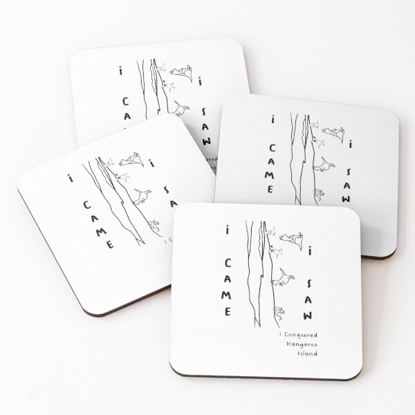 Item preview, I Came I Saw I Conquered Kangaroo Island | Minimalist Design | Handwritten Font   designed and sold by RM-Journey.