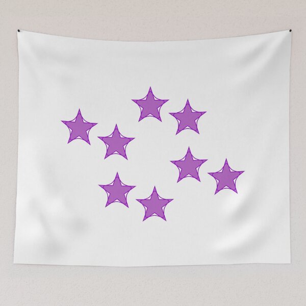 Item preview, Violet Stars, Unique designed and sold by villacreativa.