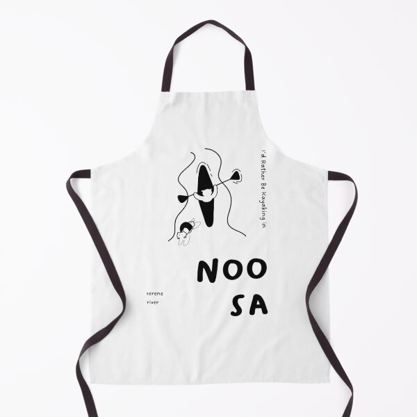 Item preview, I’d Rather Be Kayaking in Noosa | Illustration of a Cat Using a Kayak and a Swimming Cat designed and sold by RM-Journey.