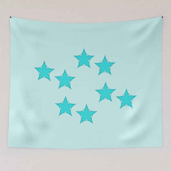 Item preview, Mint Stars 2, Unique designed and sold by villacreativa.