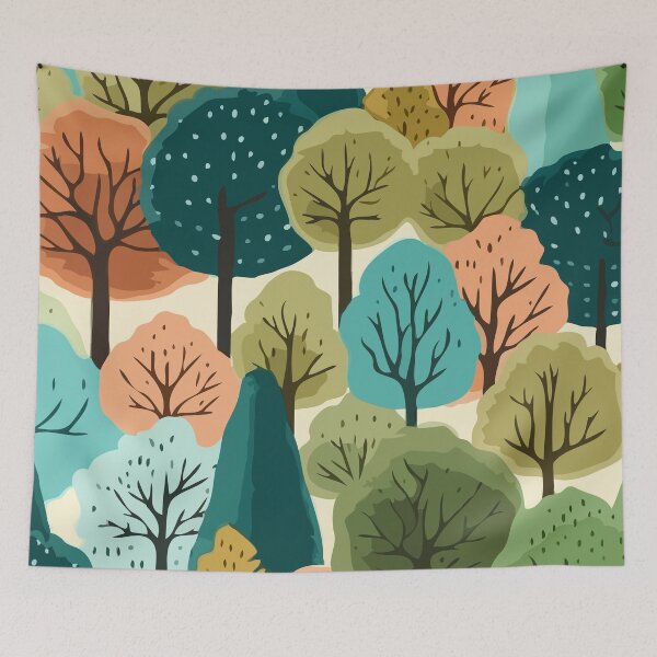 Item preview, Cute Forest Pattern designed and sold by Climactify.