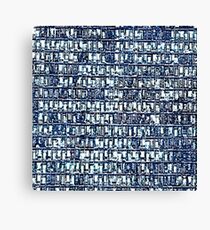Blue Windows by FreddiJr Canvas Print