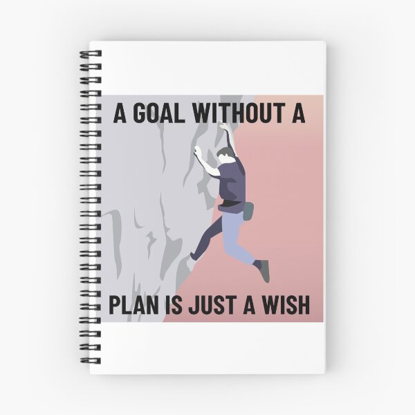 Item preview, Without A Plan, A goal Is Merely Wish designed and sold by EngagingLayout.