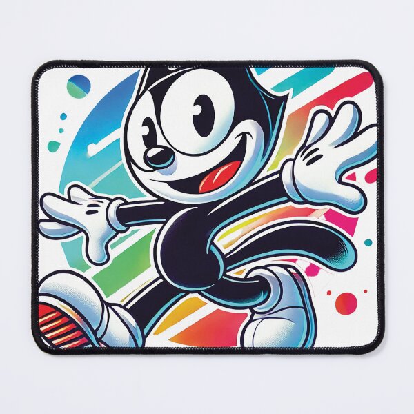 Item preview, Colorful Cartoon Cat Felix Illustration – Playful Character Design designed and sold by Gold Turtle Lina.