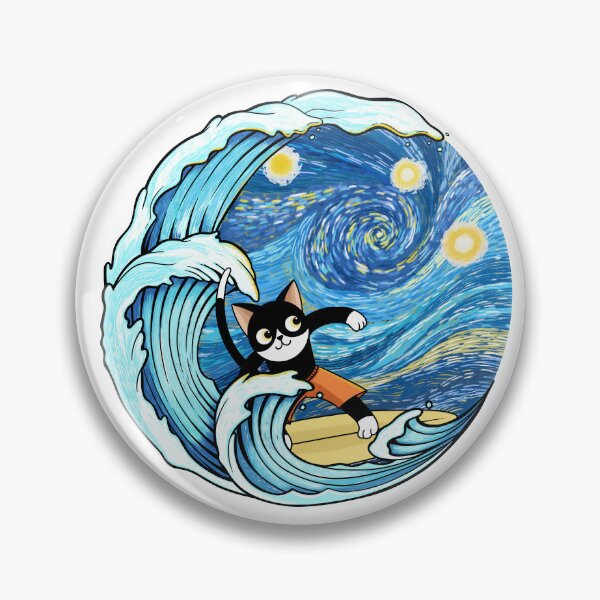 Item preview, Surfing Cat designed and sold by CMS-design.
