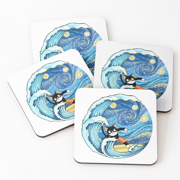 Item preview, Surfing Cat designed and sold by CMS-design.