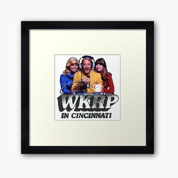 WKRP Framed Art Print