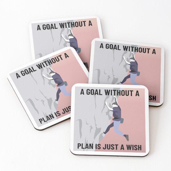 Item preview, Without A Plan, A goal Is Merely Wish designed and sold by EngagingLayout.