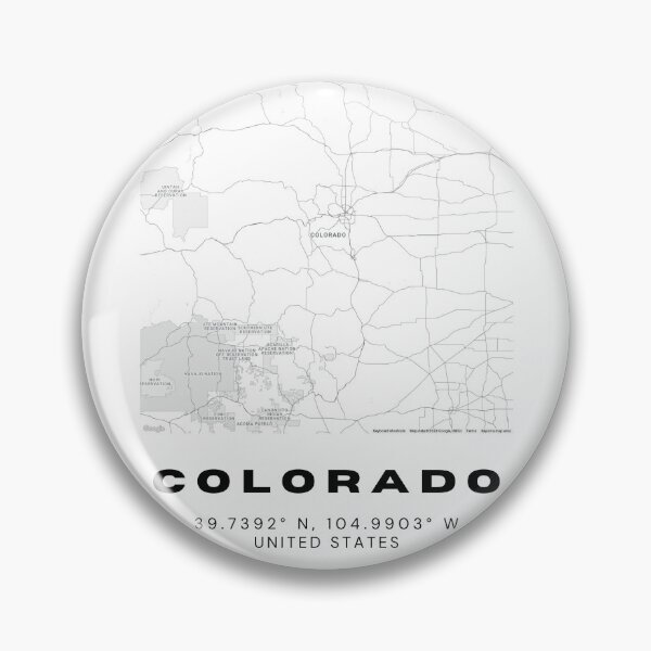 Item preview, Minimalist Colorado Map Art - Black and White Coordinates Design designed and sold by RM-Journey.