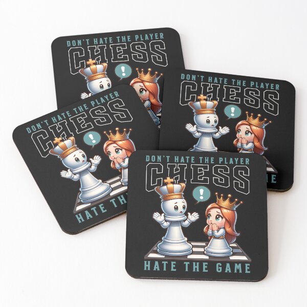 Item preview, CHESS - DONT' HATE THE PLAYER - HATE THE GAME - FUNNY  designed and sold by justyna-s28.