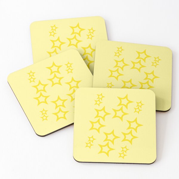 Item preview, Yellow Stars 3, Unique designed and sold by villacreativa.