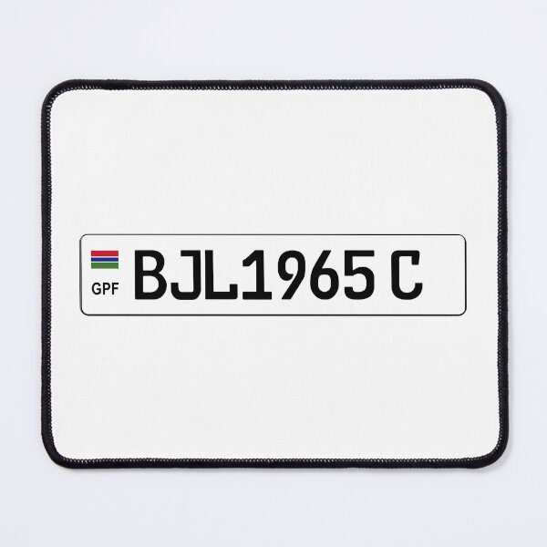 Item preview, Gambia license plate designed and sold by AirVenturi.