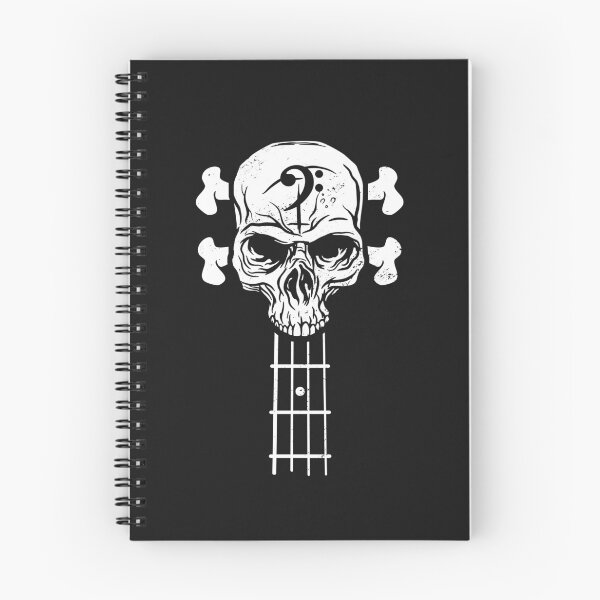 Item preview, Bass Skull Skeleton Rock n Roll Music for Bassist designed and sold by Billianidesigns.