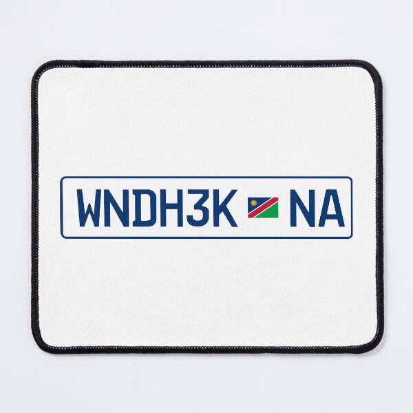 Item preview, Namibia license plate designed and sold by AirVenturi.
