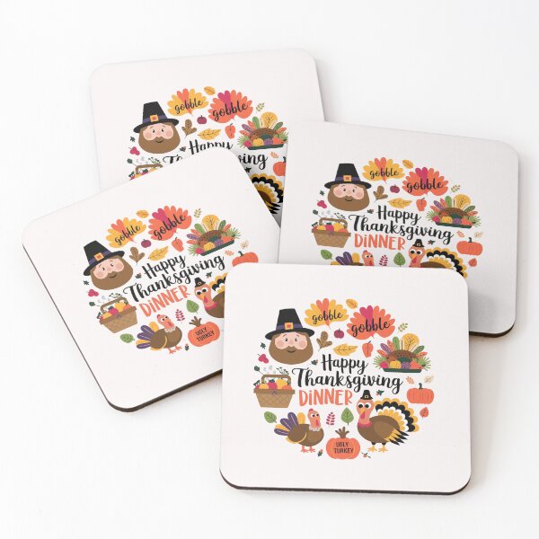 Item preview, Happy Thanksgiving wishes Turkey designed and sold by AnimalsDH305.
