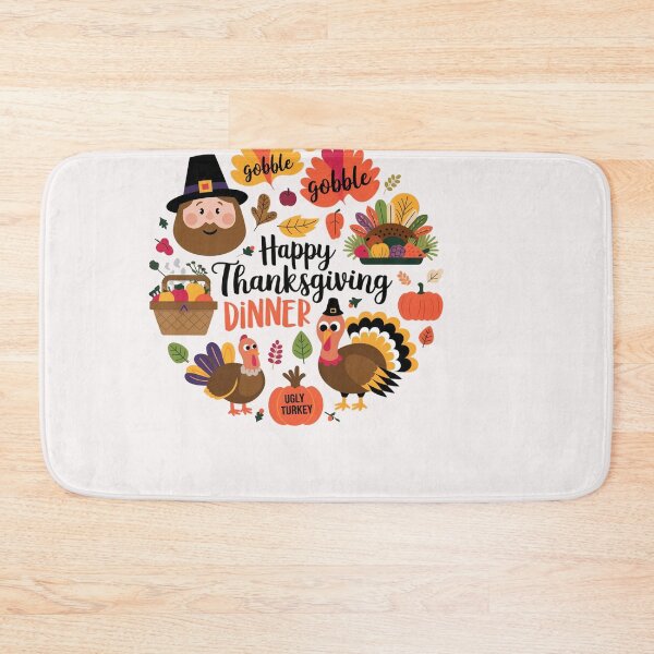 Item preview, Happy Thanksgiving wishes Turkey designed and sold by AnimalsDH305.