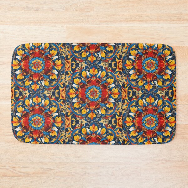 Item preview, Amazing Beautiful Flower Motif Pattern  designed and sold by Aquillashop.