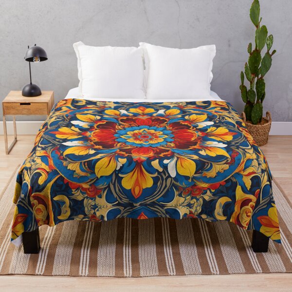 Item preview, Amazing Beautiful Flower Motif Pattern designed and sold by Aquillashop.