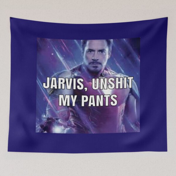 Item preview, Jarvis, unshit my pants designed and sold by Shrewd Mood.