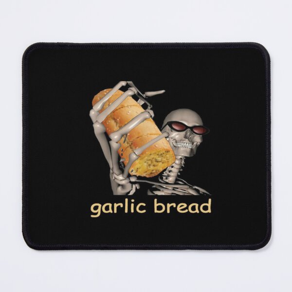 Item preview, Garlic bread skeleton meme designed and sold by Shrewd Mood.