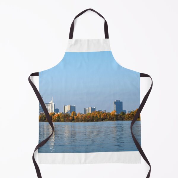 Item preview, Vienna Donau city and blue Donau river,autumn season designed and sold by goceris.