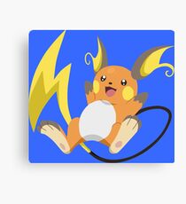 Raichu Jump! Canvas Print