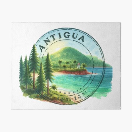 Vista previa del artículo con la obra «Antigua», diseñado y vendido por clarkfraser.