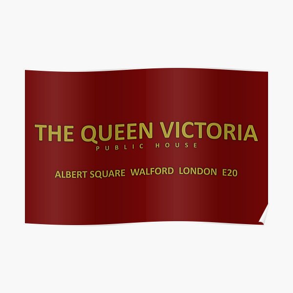 "EastEnders The Queen Vic" Poster by UnconArt Redbubble