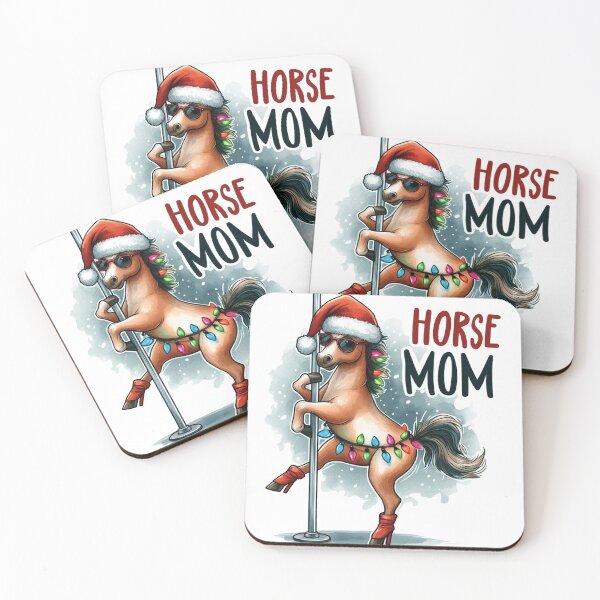 Item preview, Christmas horse mom designed and sold by clarkfraser.