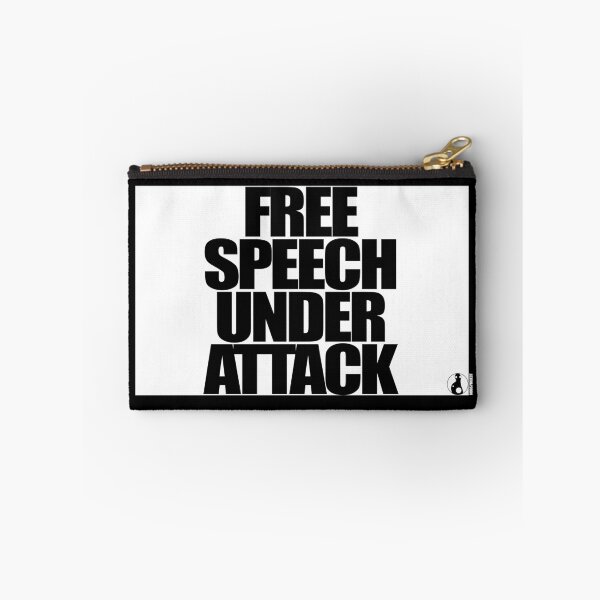 Item preview, FREE SPEECH UNDER ATTACK designed and sold by MobsProject.