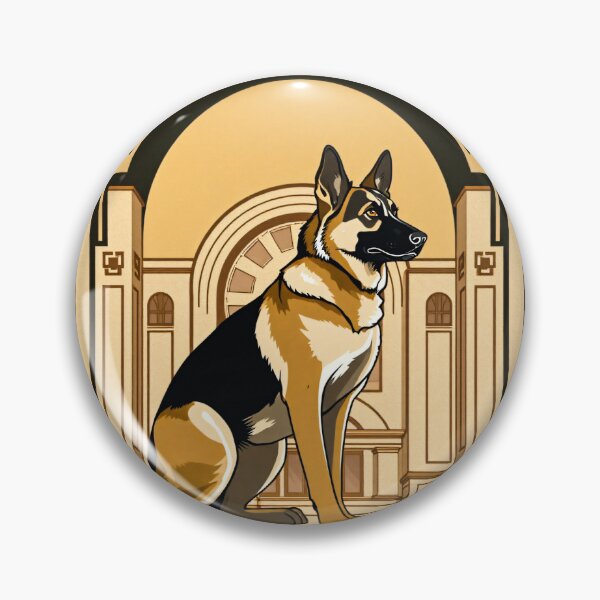 Item preview, Timeless Dignity German Shepherd’s Noble Stance designed and sold by Cute-Cuddles.