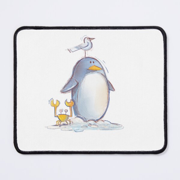 Item preview, Charming Companions: The Penguin and Its Feathered Friend designed and sold by abuayoub.