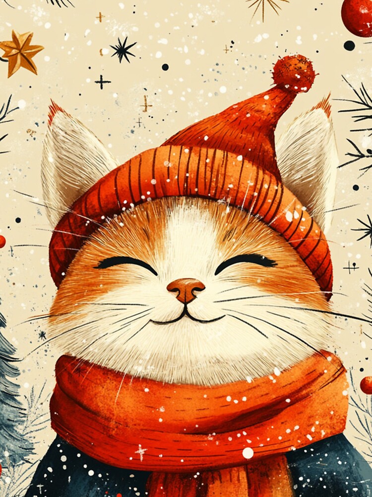 Thumbnail 4 of 4, iPhone Case, Christmas Cat designed and sold by Patricks-Art.