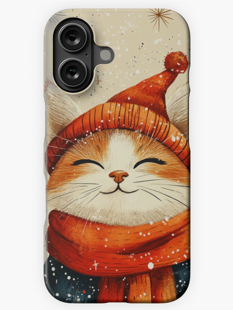 Thumbnail 1 of 4, iPhone Case, Christmas Cat designed and sold by Patricks-Art.