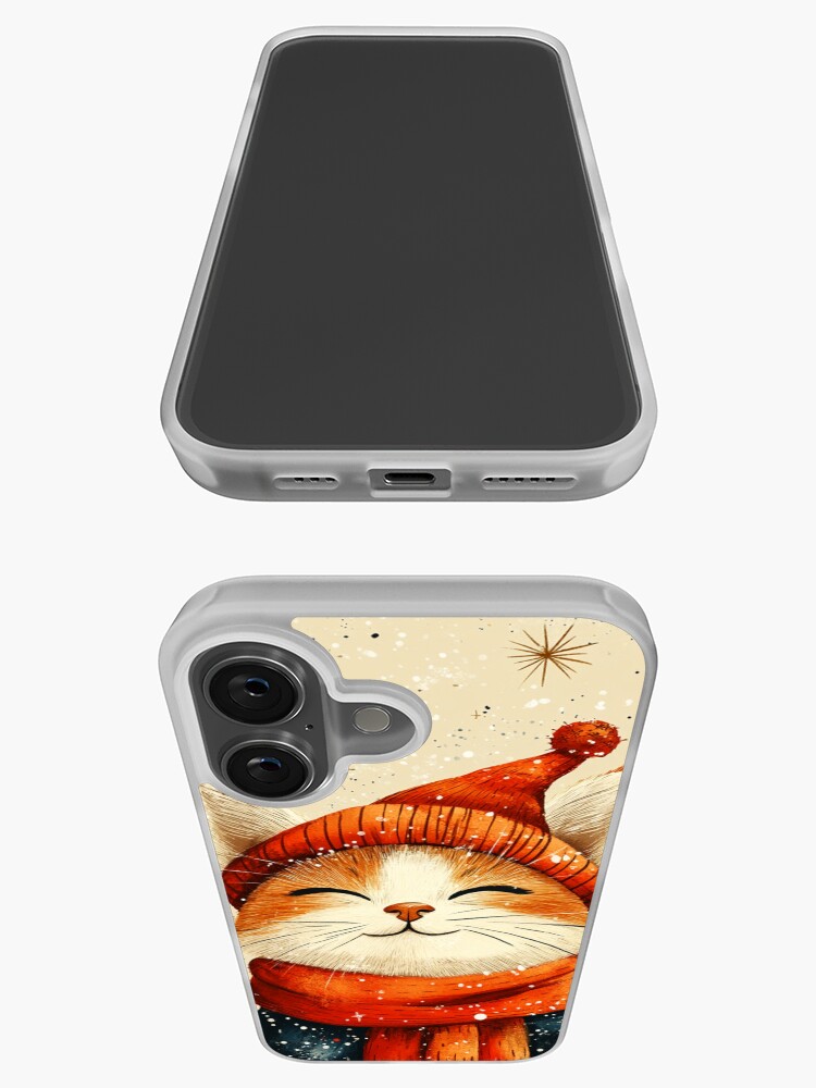 Thumbnail 3 of 5, iPhone Case, Christmas Cat designed and sold by Patricks-Art.