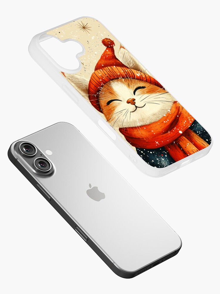 Thumbnail 2 of 5, iPhone Case, Christmas Cat designed and sold by Patricks-Art.