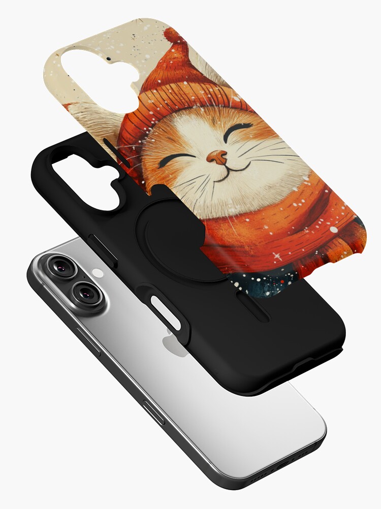 Thumbnail 2 of 4, iPhone Case, Christmas Cat designed and sold by Patricks-Art.