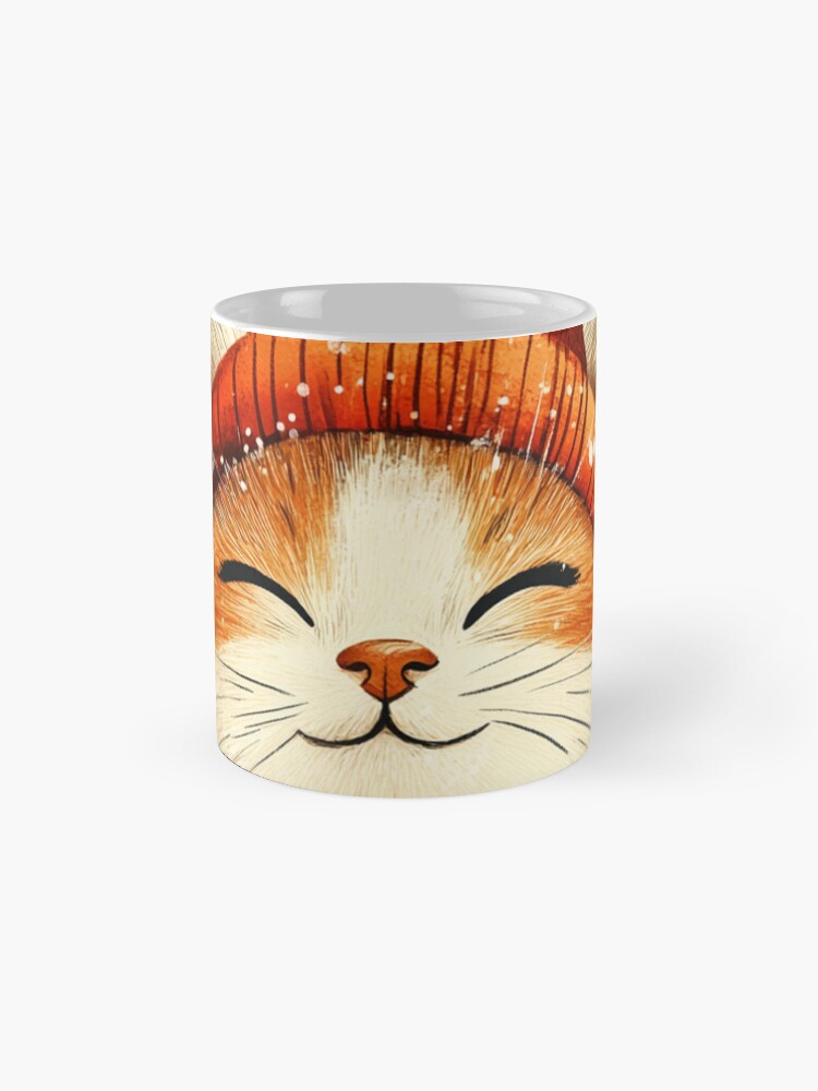 Thumbnail 4 of 6, Coffee Mug, Christmas Cat designed and sold by Patricks-Art.