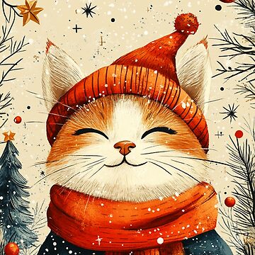 Artwork thumbnail, Christmas Cat by Patricks-Art