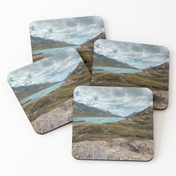 Item preview, View on Lago Bianco lake near Bernina Pass, Switzerland designed and sold by svanaerschot.