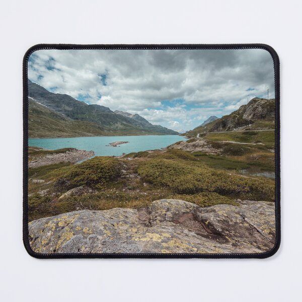 Item preview, View on Lago Bianco lake near Bernina Pass, Switzerland designed and sold by svanaerschot.