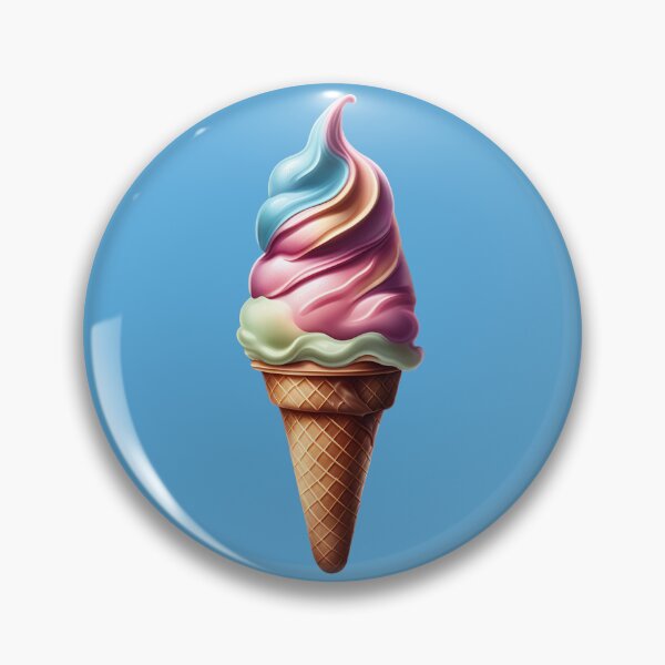 Item preview, Pastel colored ice cream cone designed and sold by Purr95.