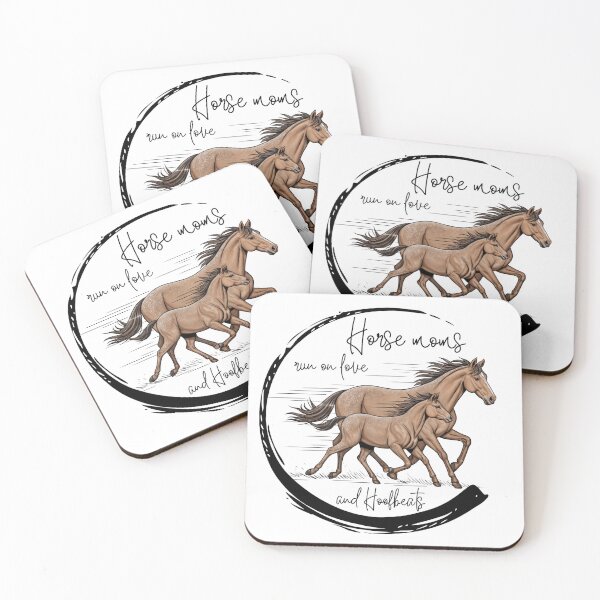 Item preview, Horse moms run on love and hoofbeats t-shirt  designed and sold by DarBYZimb.