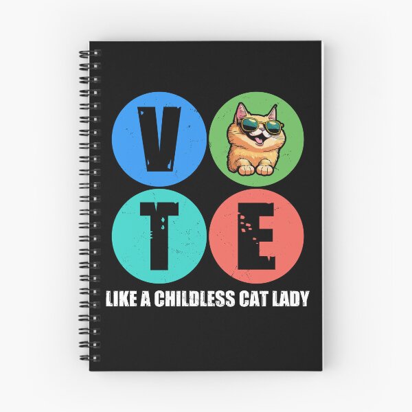 Item preview, Vote Like A Childless Cat Lady America Election designed and sold by creativevogue.