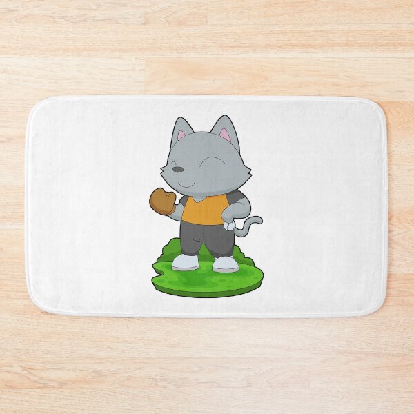 Item preview, Cat Baseball Baseball glove designed and sold by Snabdesign84.