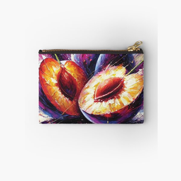 Item preview, Abstract painting of a plum cut in half designed and sold by Random Designs.