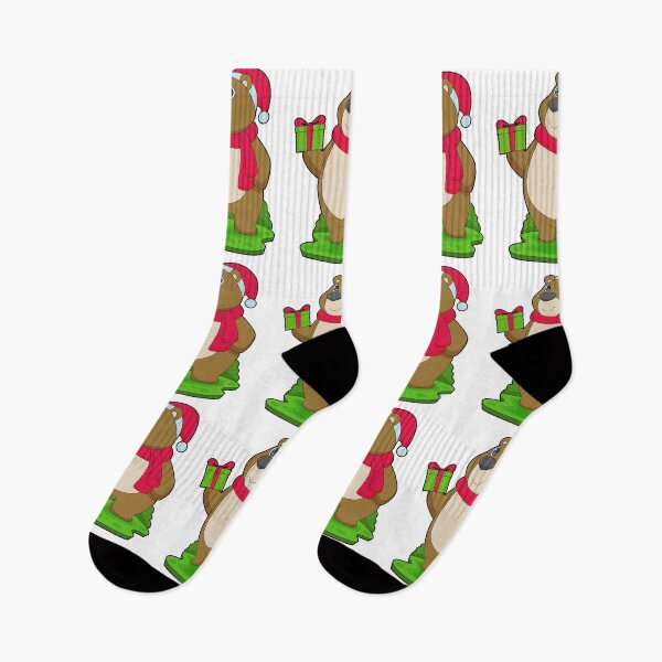 Artikelvorschau, Bär Weihnachten Weihnachtsmütze entworfen und verkauft von Snabdesign84.